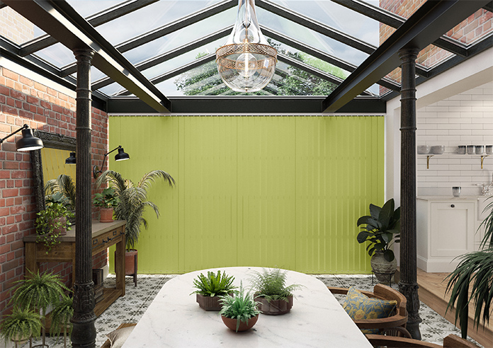 Trinity (Blackout), Lime - Vertical Blind - Image 9